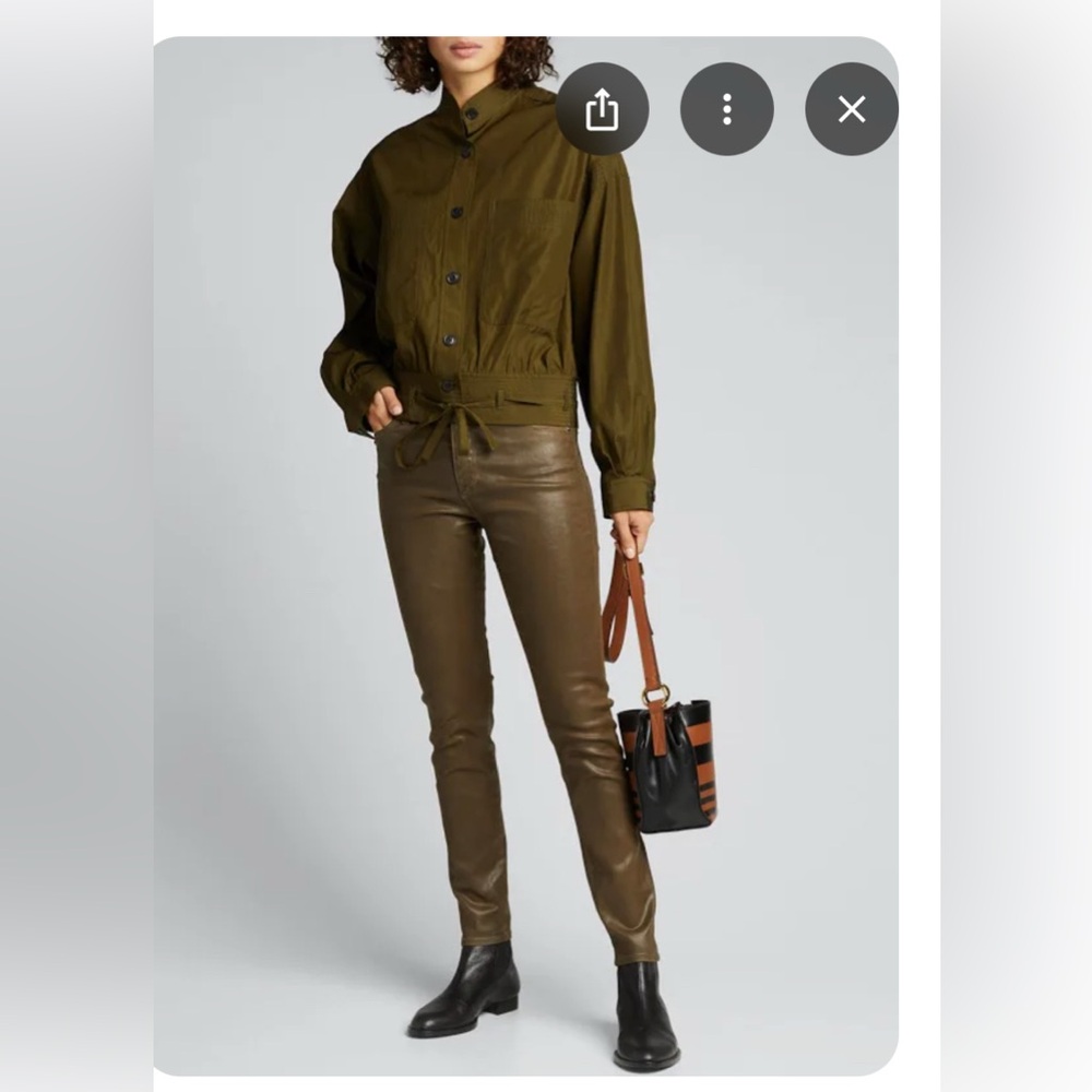 Ag Adriano Goldschmied Brown Skinny Jeans